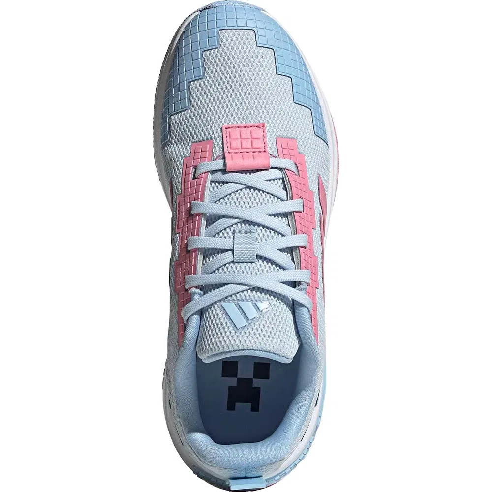 Детские кроссовки для бега Minecraft Pro Adidas, Blue/Blue/Blue — фото 4