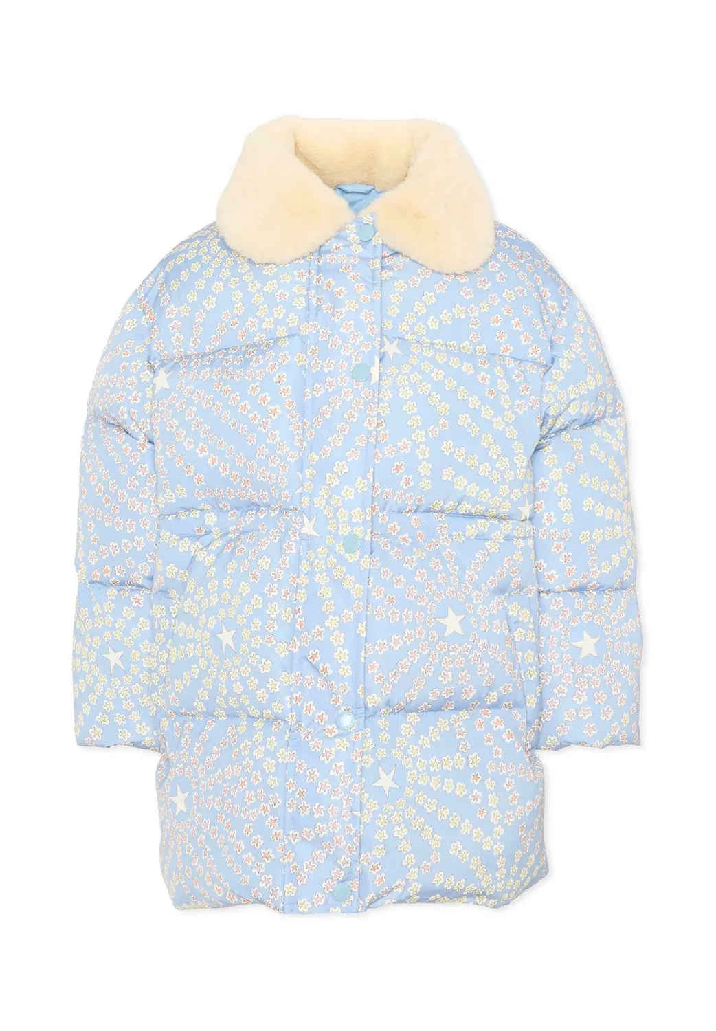 Джубботто - зимнее пальто Stella Mccartney Kids, Light Blue
