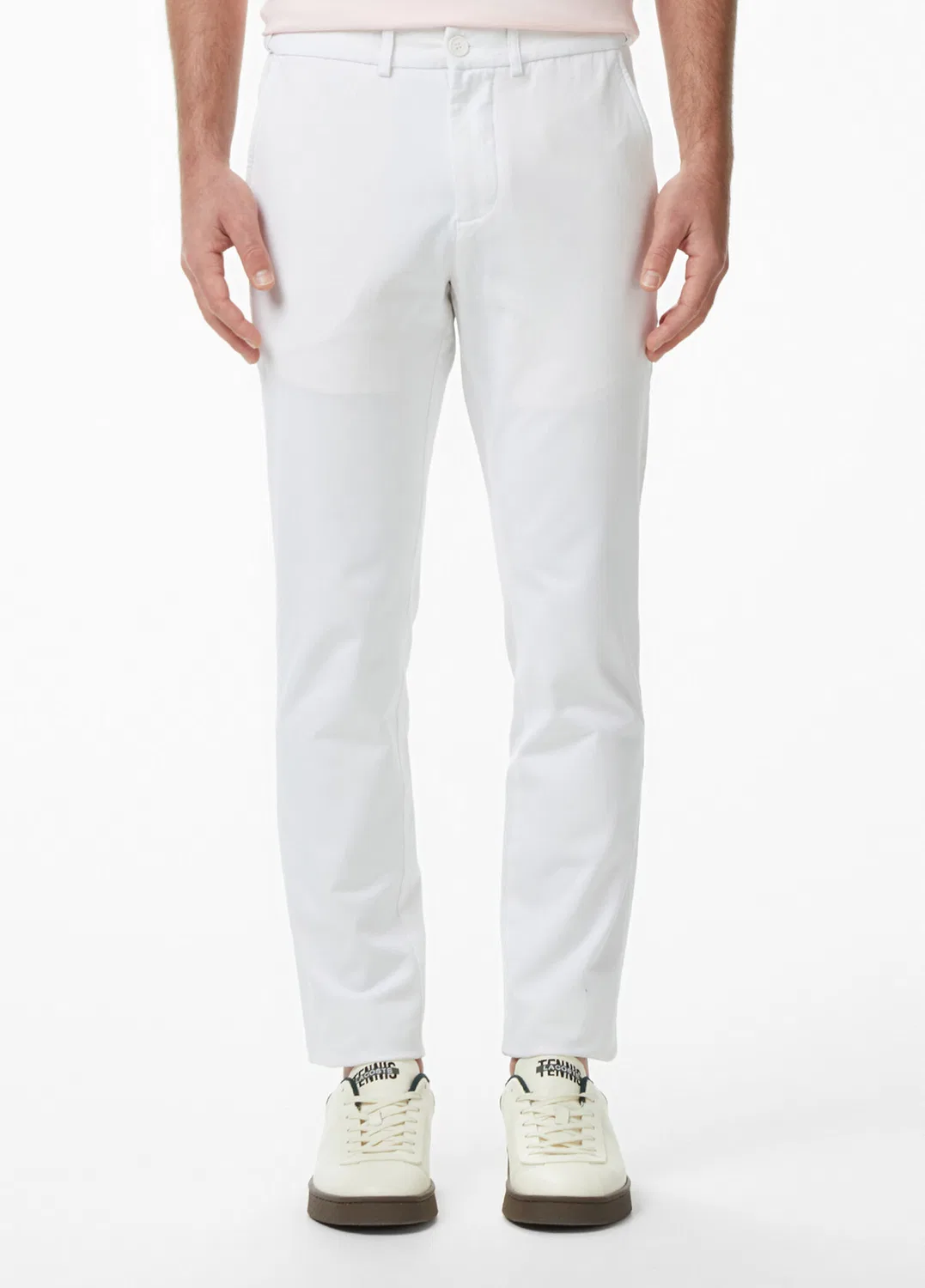 Чиносы Slim Fit Lacoste, белый — фото 2
