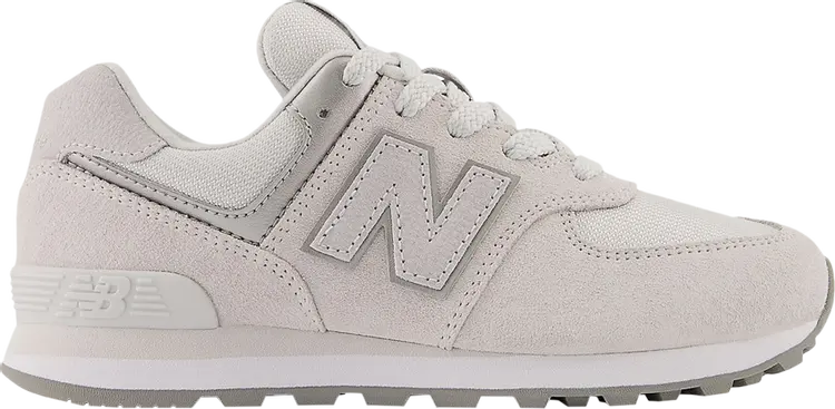 Кроссовки New Balance 574 Little Kid Wide 'Summer Fog', серый — фото 2