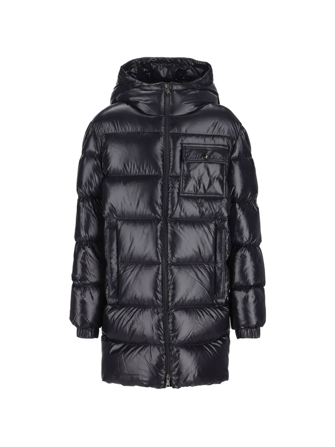 Стеганое пальто Marapi синего цвета Moncler, синий