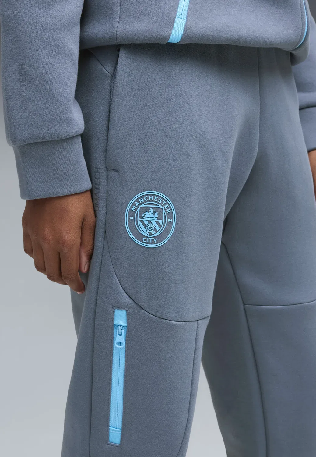 Спортивные колготки Manchester City Tech. Унисекс - брюки Puma, Evening Sky-Luminous Blue — фото 4