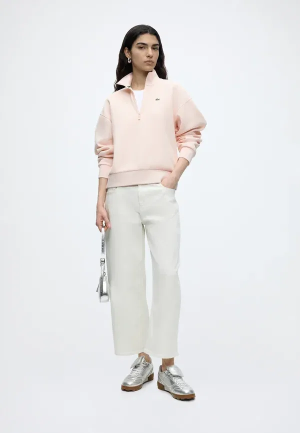 Толстовка Lacoste Розовая, Классическая модель — фото 2