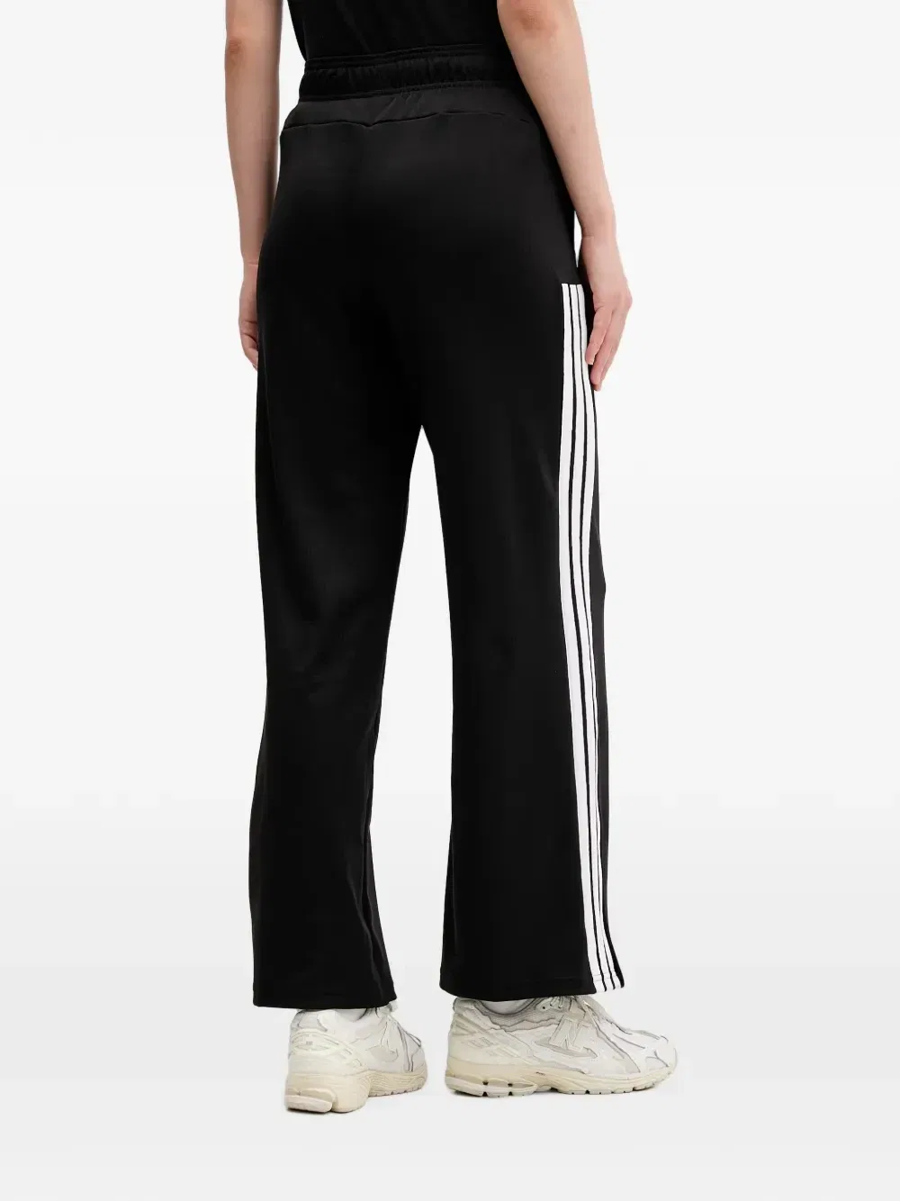 Брюки-джоггеры с лампасами и логотипом Adidas, черный — фото 3