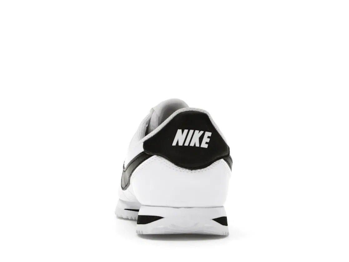 Детские кроссовки Lifestyle с кожаным носком Nike Cortez Basic, White/Black — фото 4