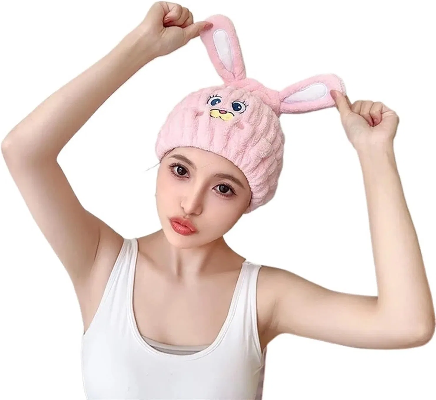 Шапочка для сушки волос Microfiber, TYNXK, 20x20 см