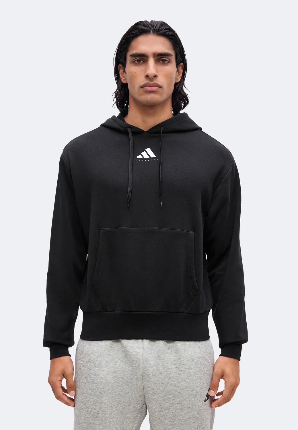 Толстовка с графическим принтом на тему обучения - худи Adidas Performance, Black — фото 3
