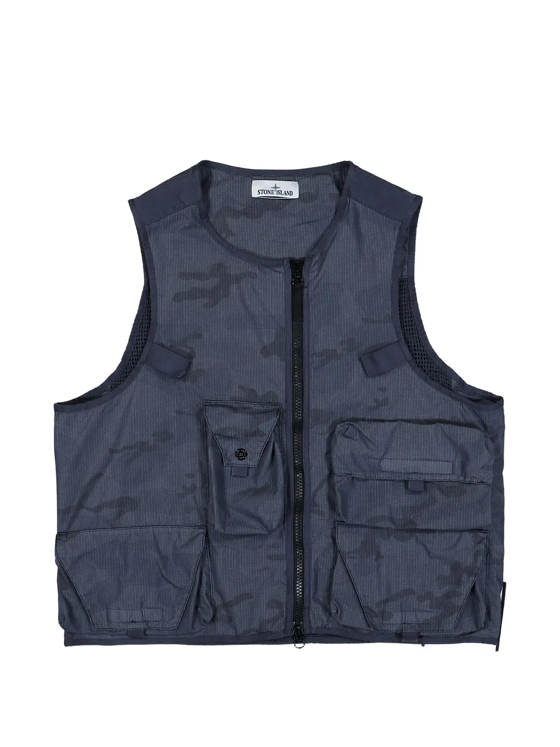 Stone Island Жилет Ripstop-TC синий