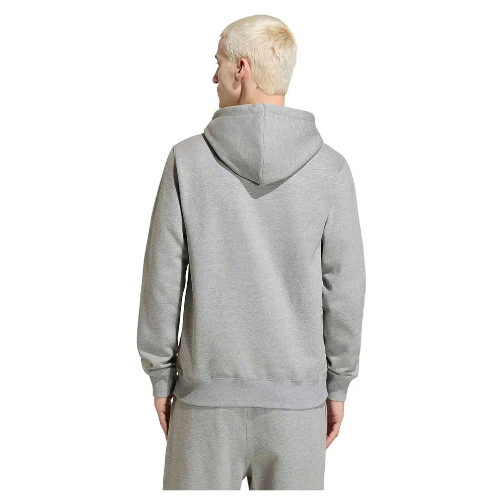 Худи Trefoil Essentials Adidas Originals, серый — фото 2