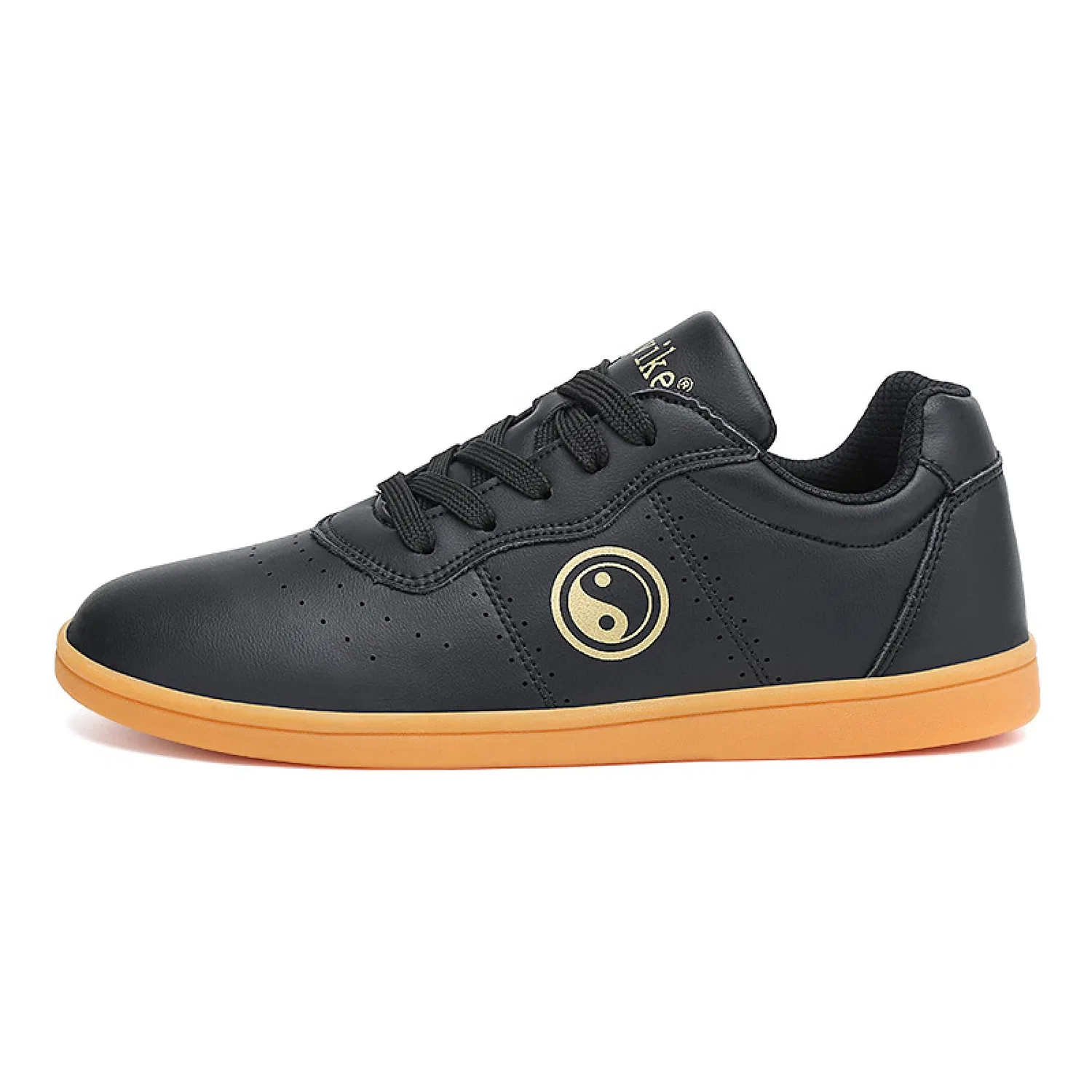 Детские кроссовки с кожаным верхом LIURUI, Black-44