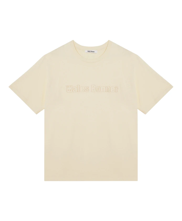 

Футболка с короткими рукавами и круглым вырезом Wales Bonner, желтый