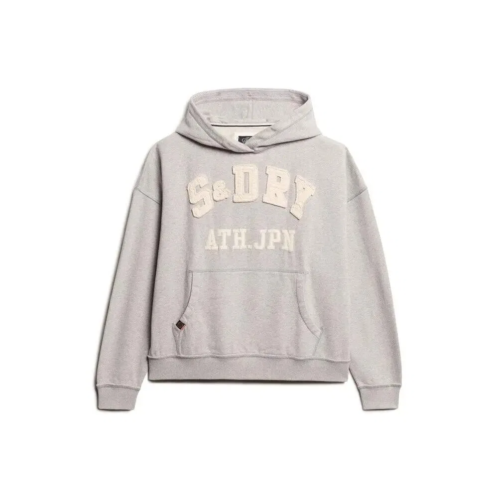 Женское худи с принтом Athletic Essentials Superdry, Grau / Betongrau
