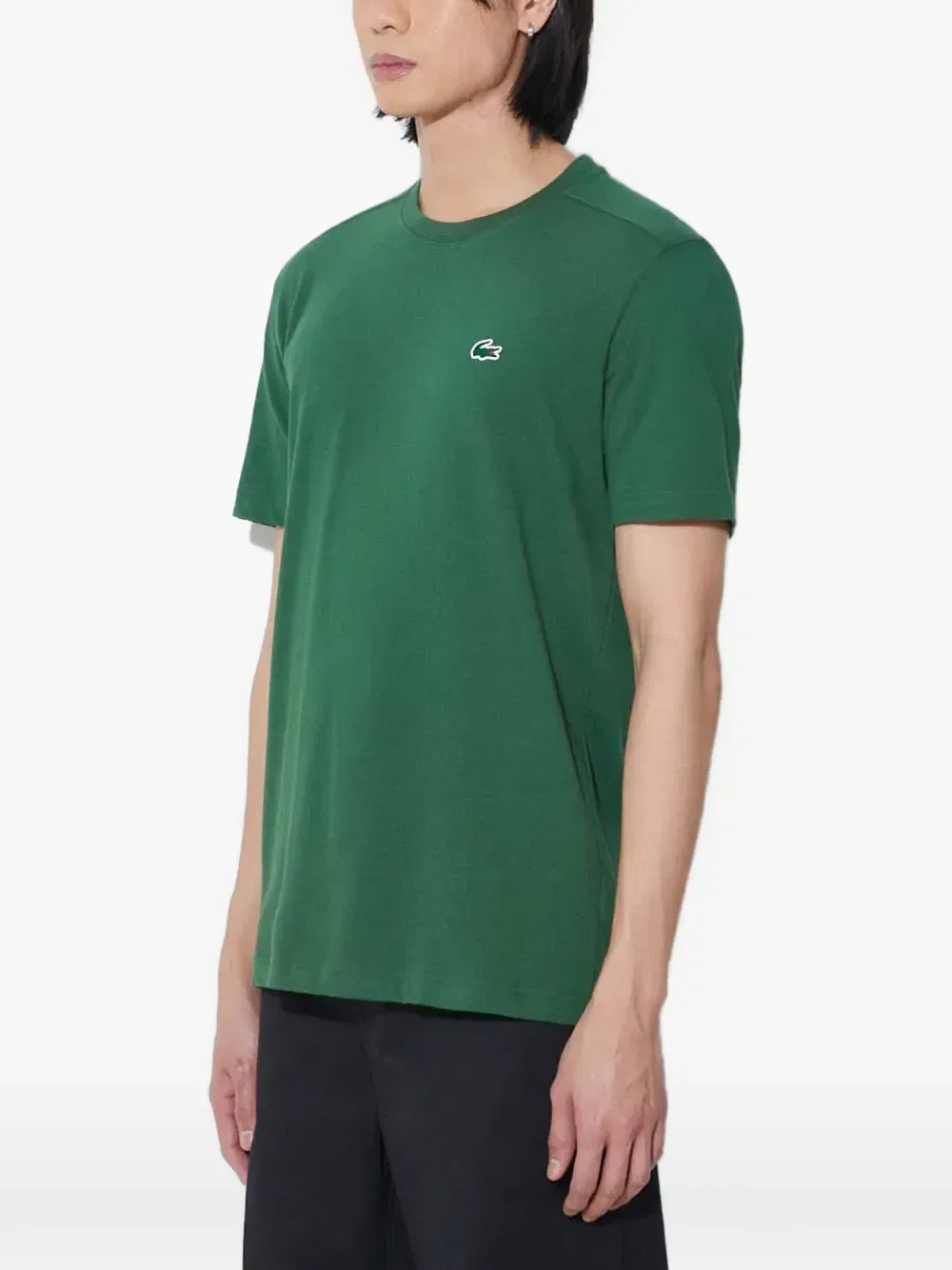 Футболка Lacoste с нашивкой-логотипом, зеленый — фото 3