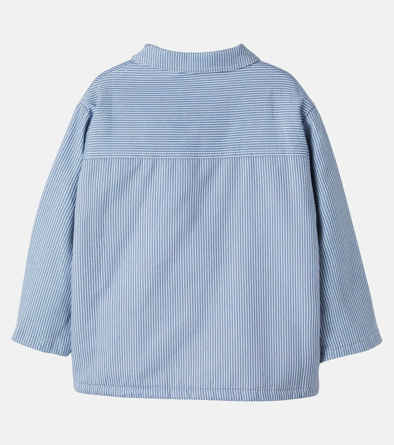 Легкая куртка джинсовая Stella Mccartney Kids, синий — фото 3