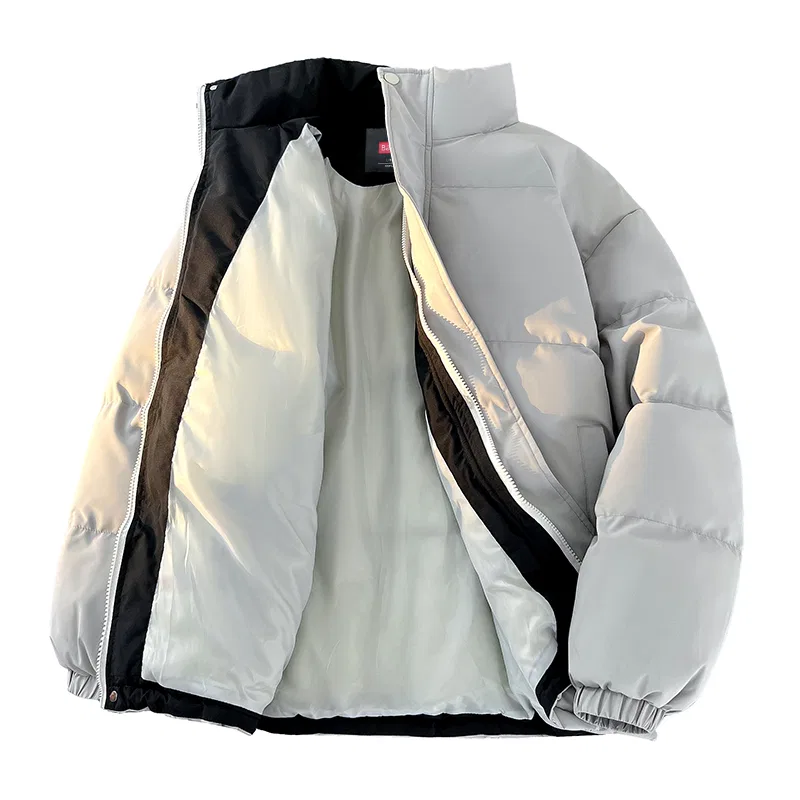 Детское пальто-пуховик с воротником-стойкой BALENO, Light Gray