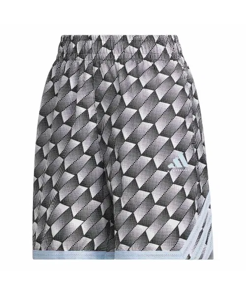 Мужские шорты с принтом Crazy Light Kaleidoscope AOP, Adidas, Серый — фото 2