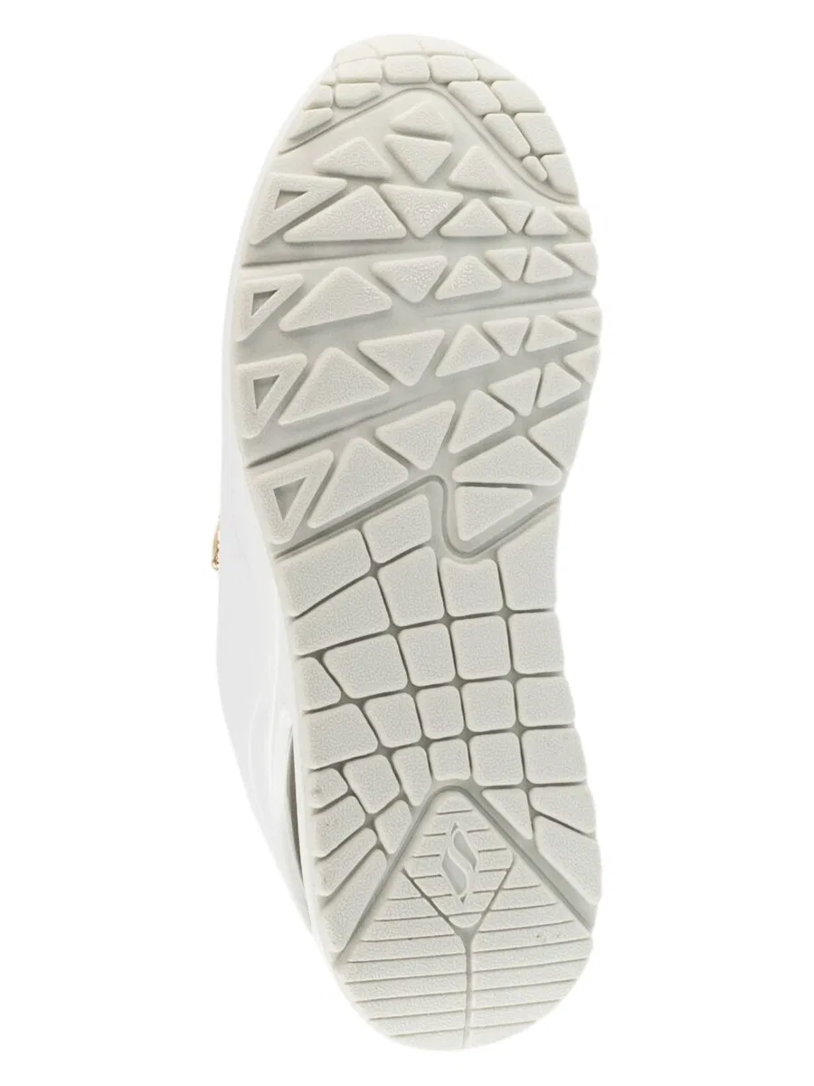 Кроссовки SKECHERS 'Uno Gen1 - Trendy Jewels' белого цвета — фото 3