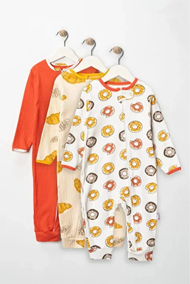 Детский комбинезон с длинным рукавом с принтом Bamoola For Babies, Turkish Bagel