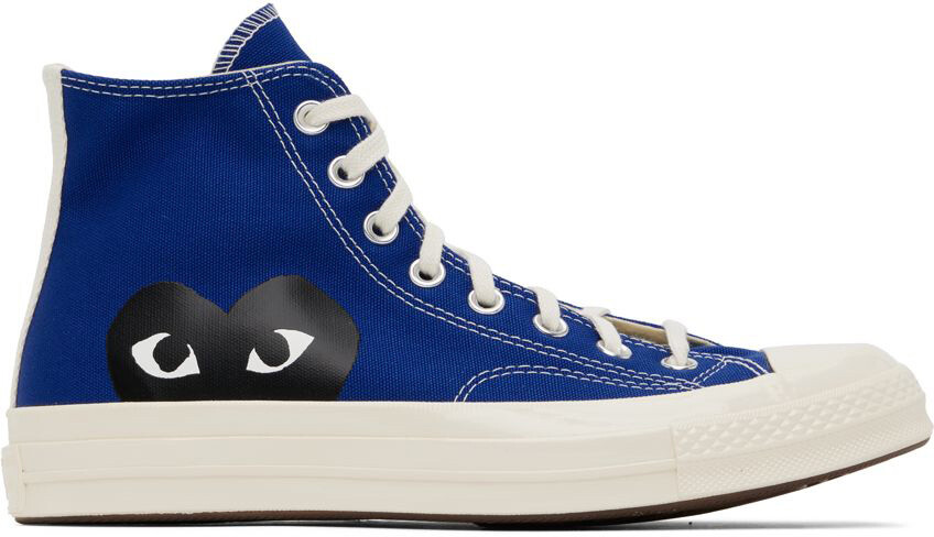 

Синие кроссовки Converse Edition Half Heart Chuck 70 Comme des Garçons Play, Синий, Синие кроссовки Converse Edition Half Heart Chuck 70 Comme des Garçons Play