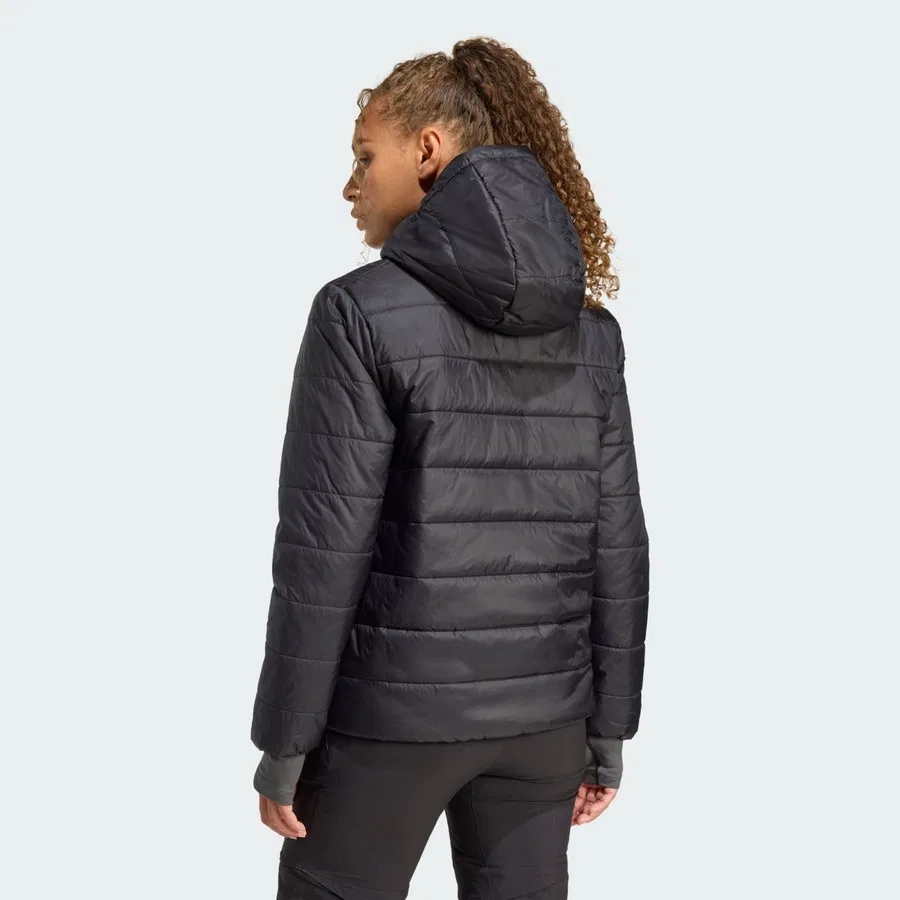 Женский утепленный пуховик с капюшоном Terrex Multi Essentials ClimaWarm adidas, Черный — фото 2