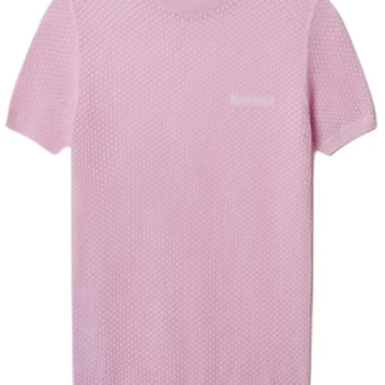 Женский джемпер с круглым вырезом Crewneck Knitted Top, MIU MIU, Snow Pink — фото 4