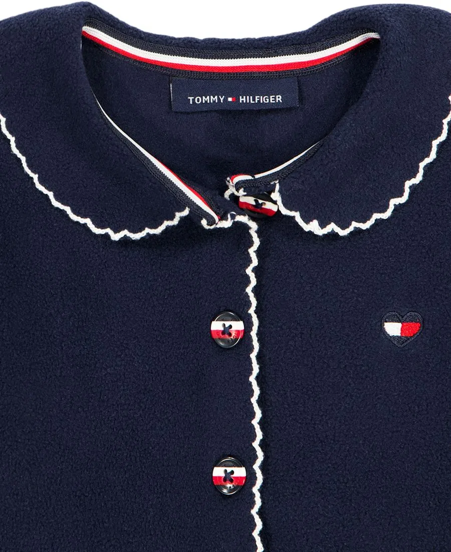 Комплект для девочек: куртка, футболка и леггинсы Tommy Hilfiger, Navy/White/Red — фото 3