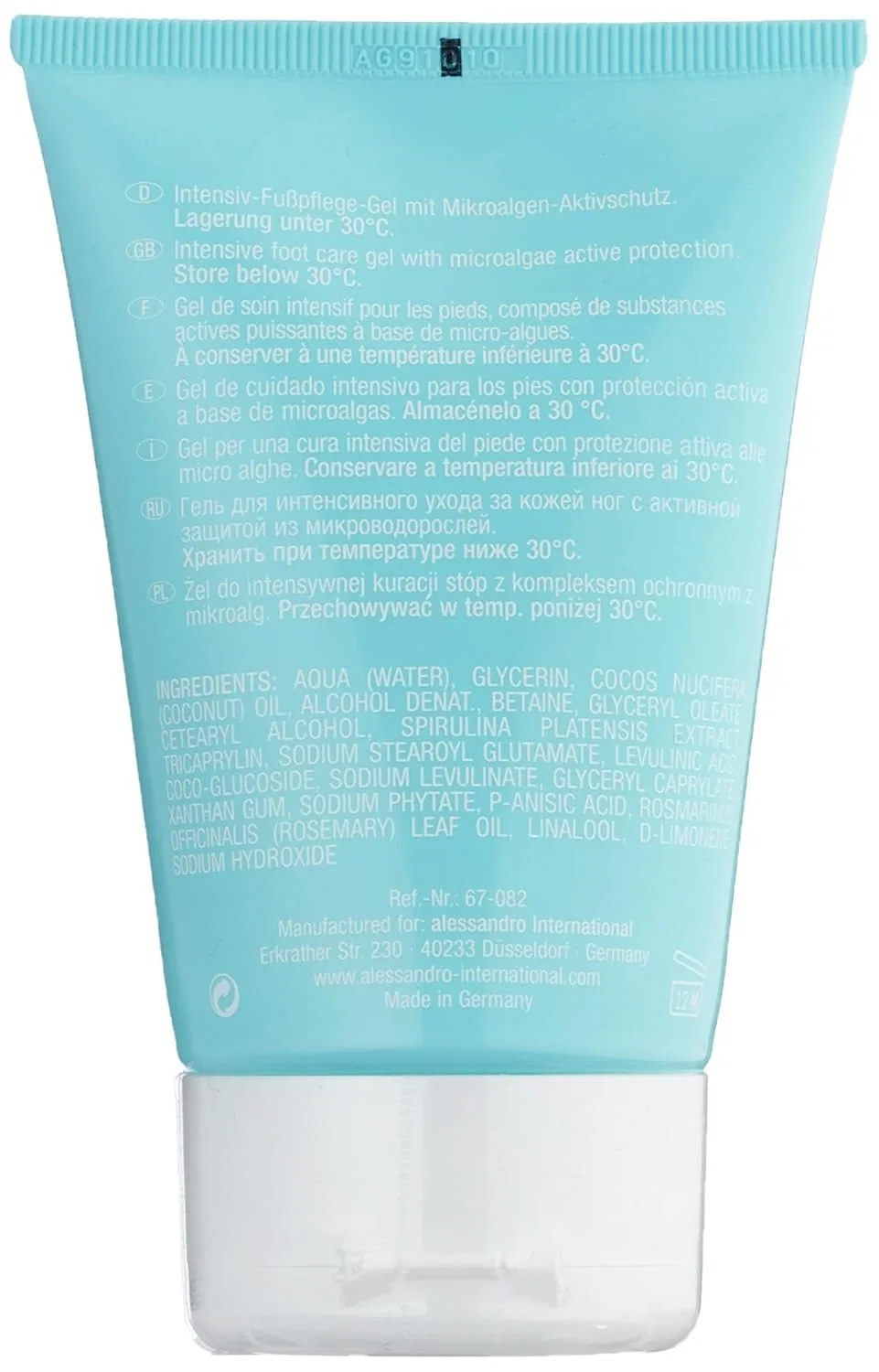 Гель для ног Alessandro International Pedix Med с микроводорослями спирулины ‎Alessandro — фото 2