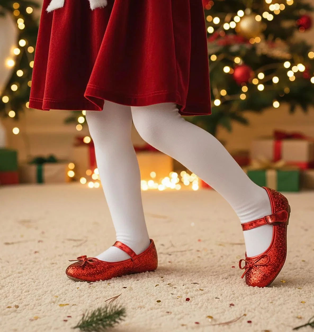 Детские балетки для девочек Nova Utopia Nova Footwear, Red — фото 2
