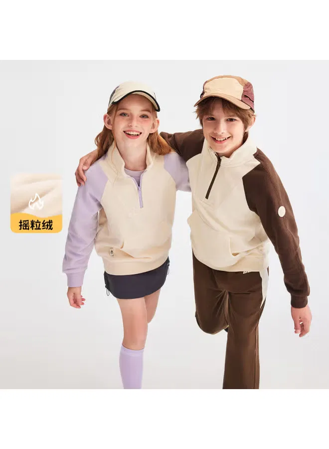Свитшот с воротником-стойкой из поларфлиса для мальчиков Hush Puppies — фото 2