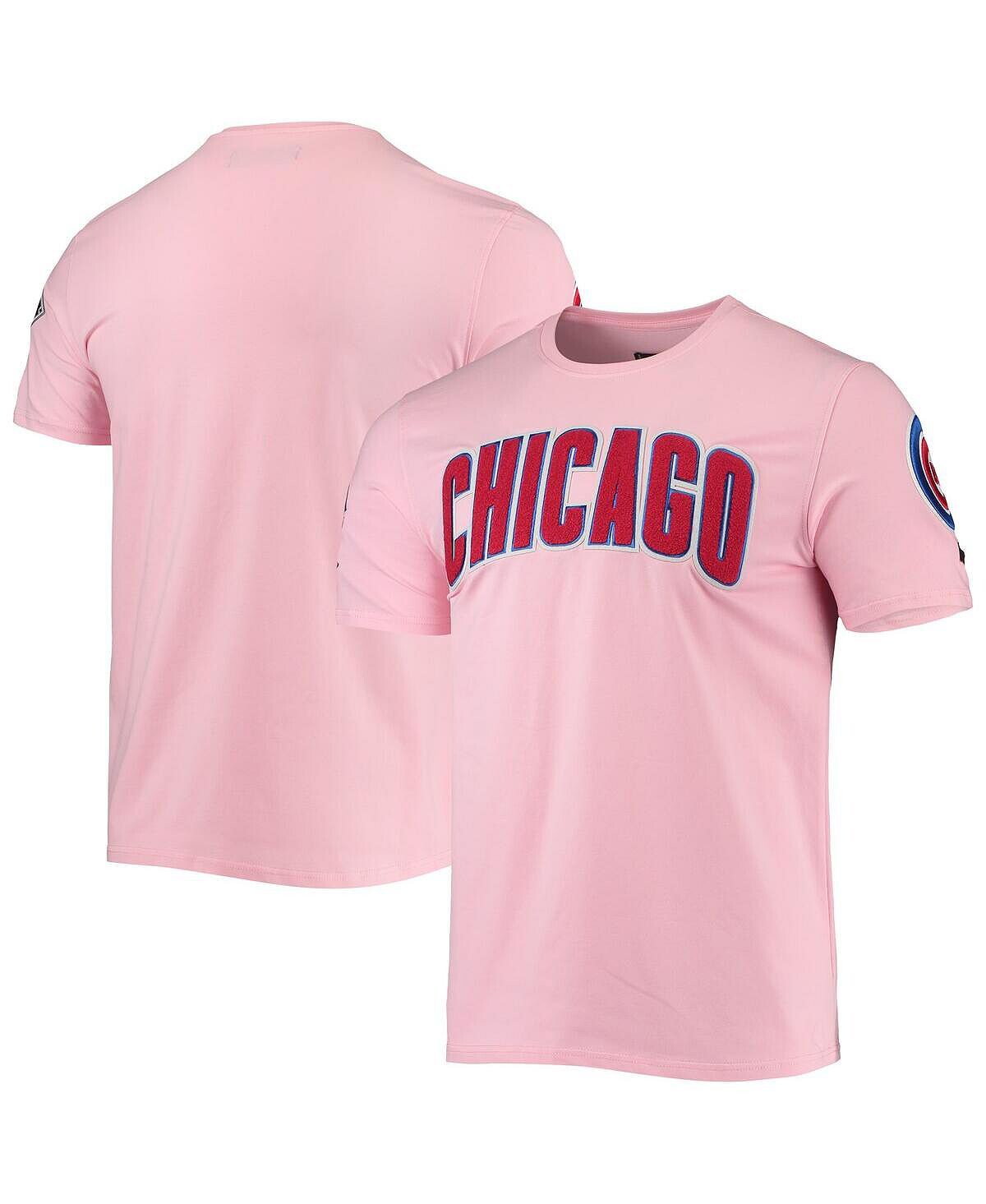 

Мужская розовая футболка chicago cubs club Pro Standard, розовый