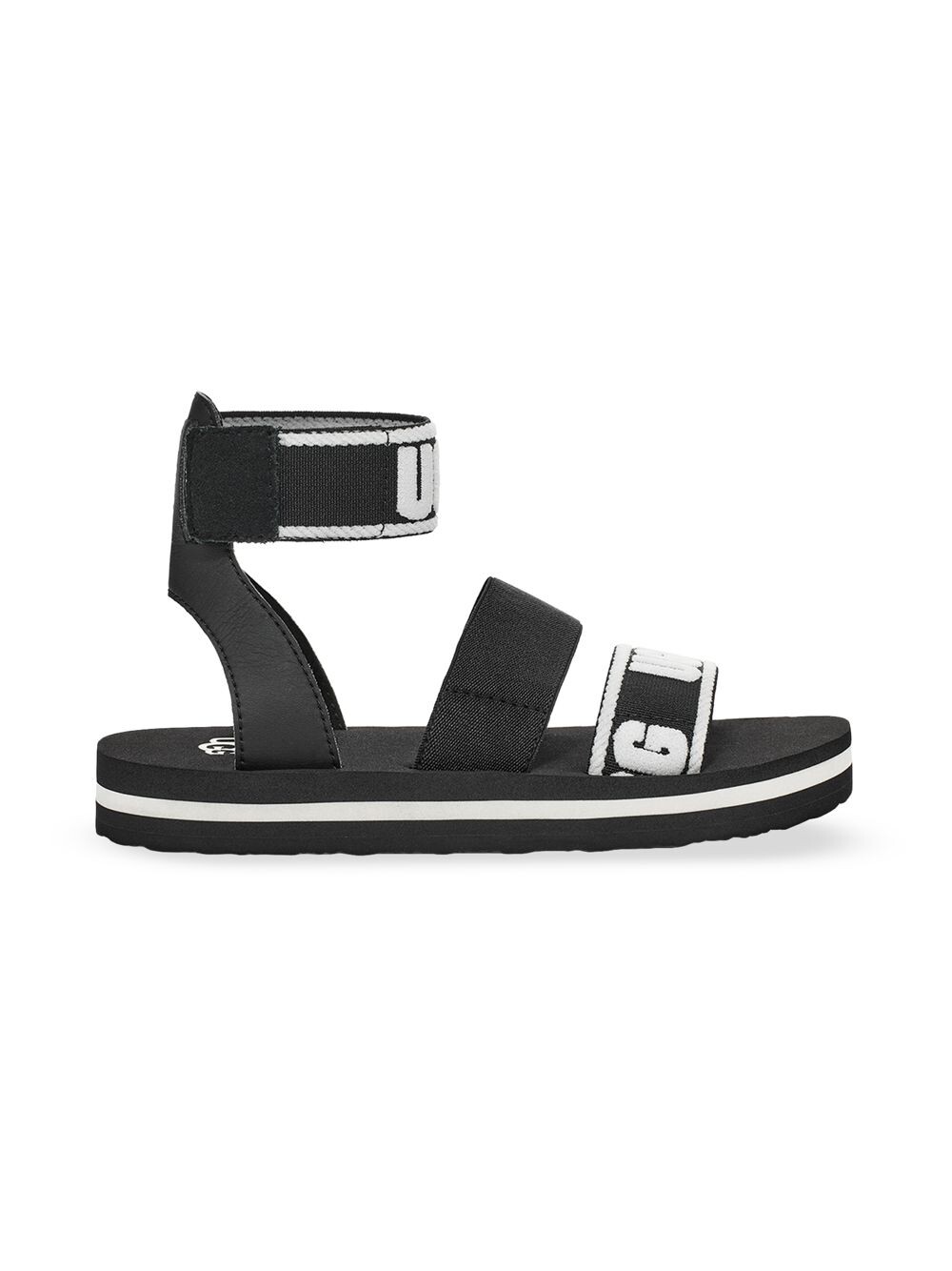 

Сандалии UGG Girl's K Allisa Flat, черный/белый