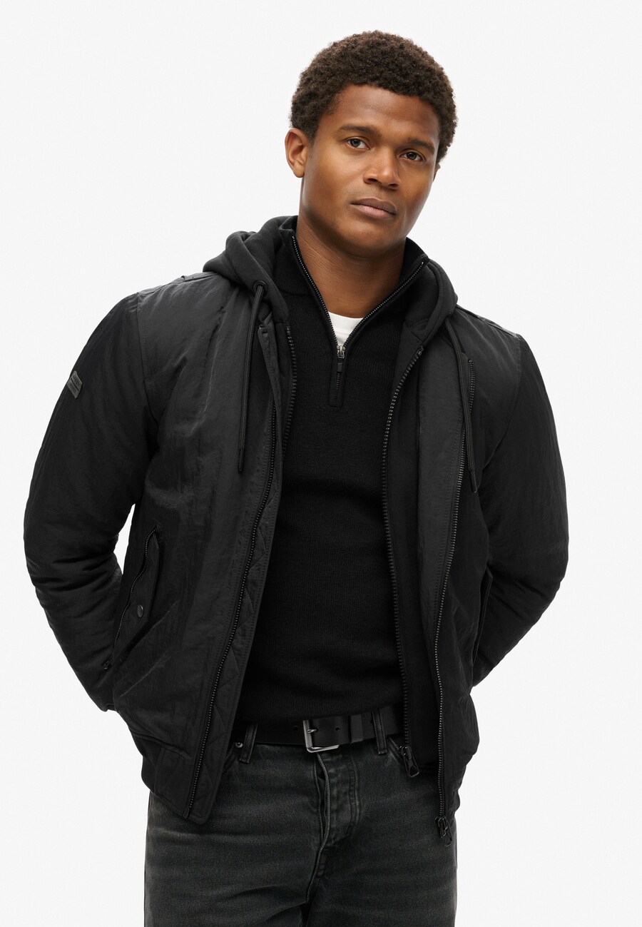 Куртка межсезонная Superdry MA1, черный — фото 2