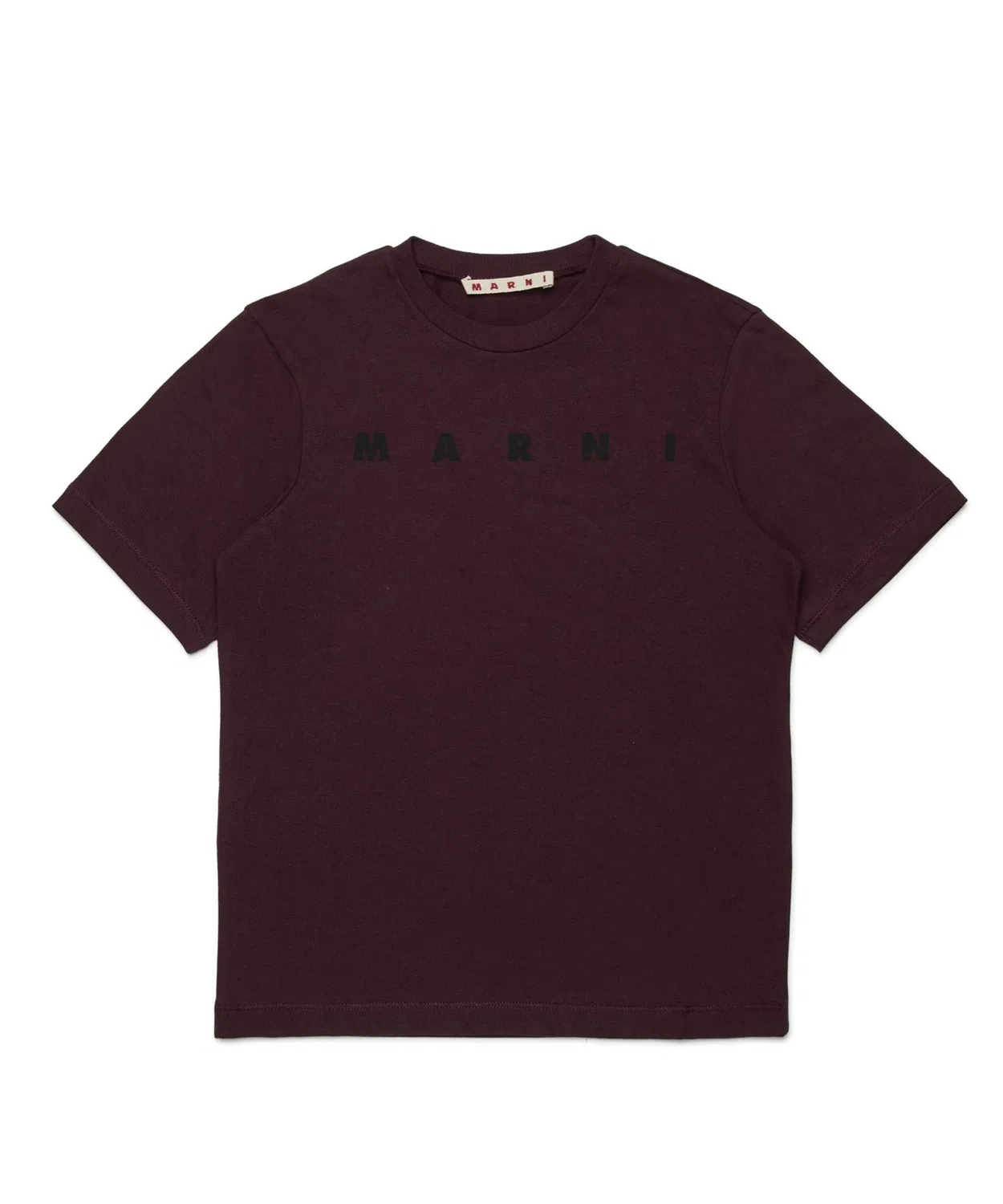 Детская футболка с коротким рукавом с логотипом MARNI, Коричневый