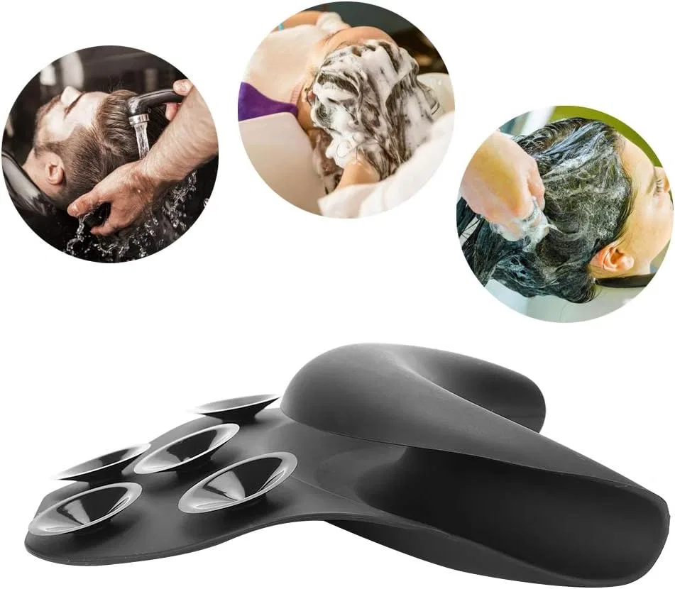 Подушка для мытья волос в раковине Silicone, Brrnoo, Black — фото 4