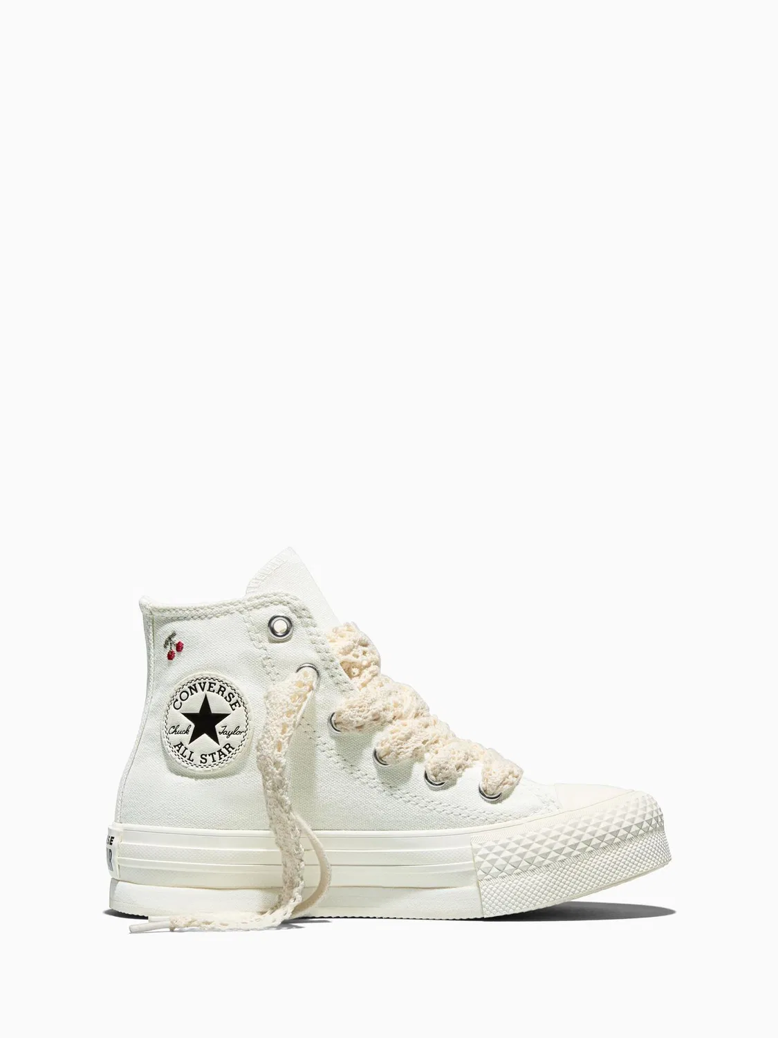 Кеды Converse Chuck Taylor EVA Lift Strawberry Print, белые