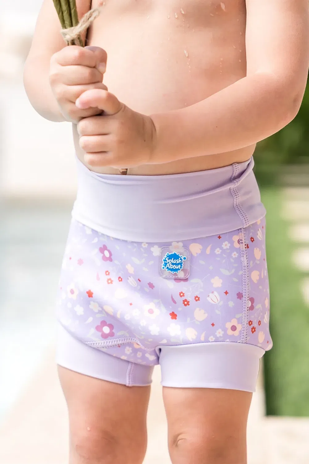 Многоразовый плавательный подгузник Happy Nappy Lilac Spring, Splash About, Lilac — фото 2