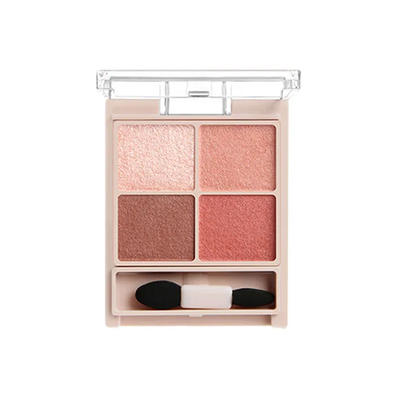 Палетка теней Silky 4 Colors, CANMAKE, Warm Mocha — фото 2