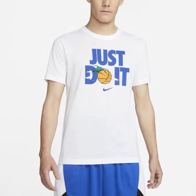 Футболка с принтом Just Do It Nike, разноцветный — фото 4