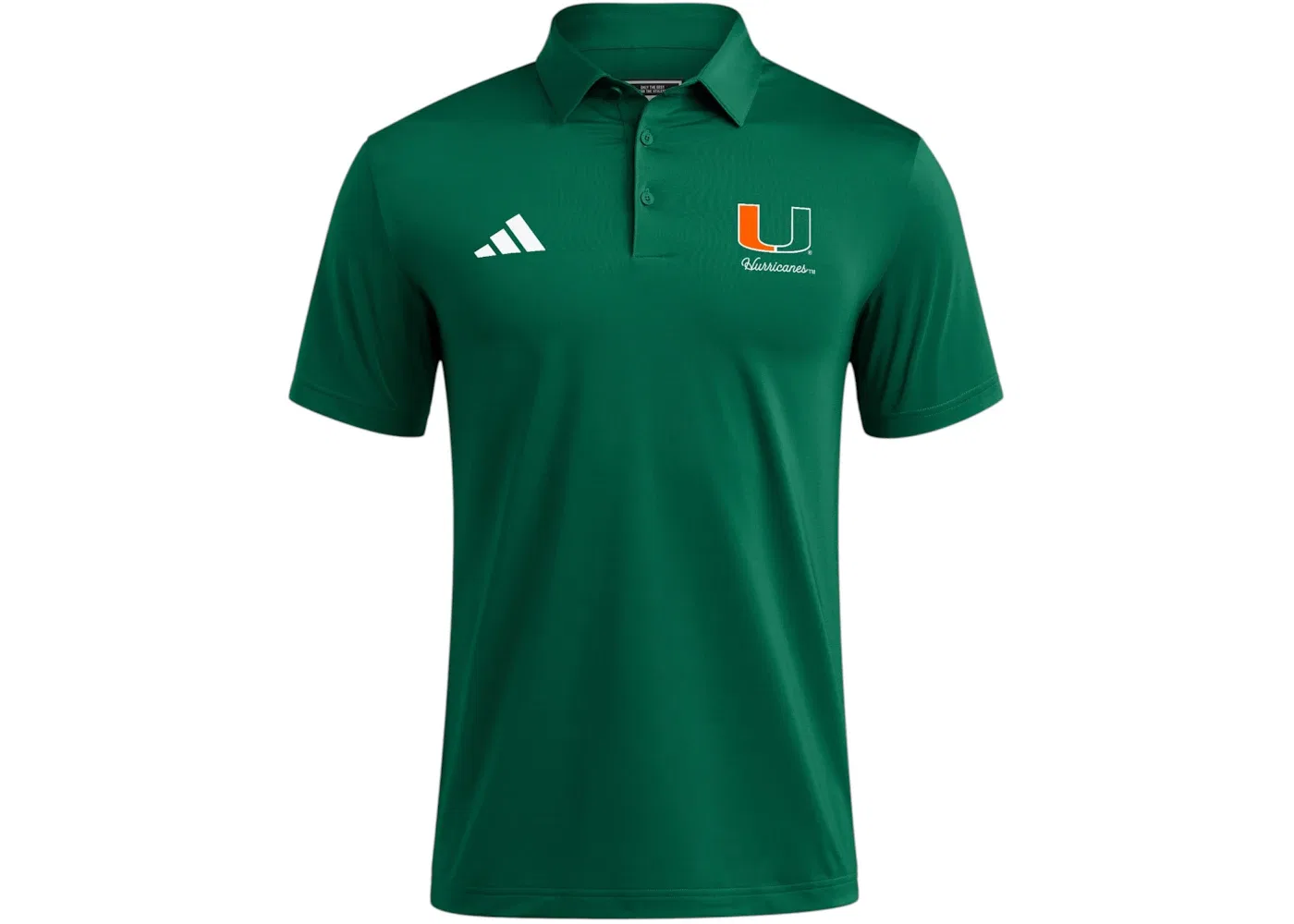 Мужское поло с длинным рукавом Hurricanes Ultimate365 Solid Adidas, Dark Green/White/Multi
