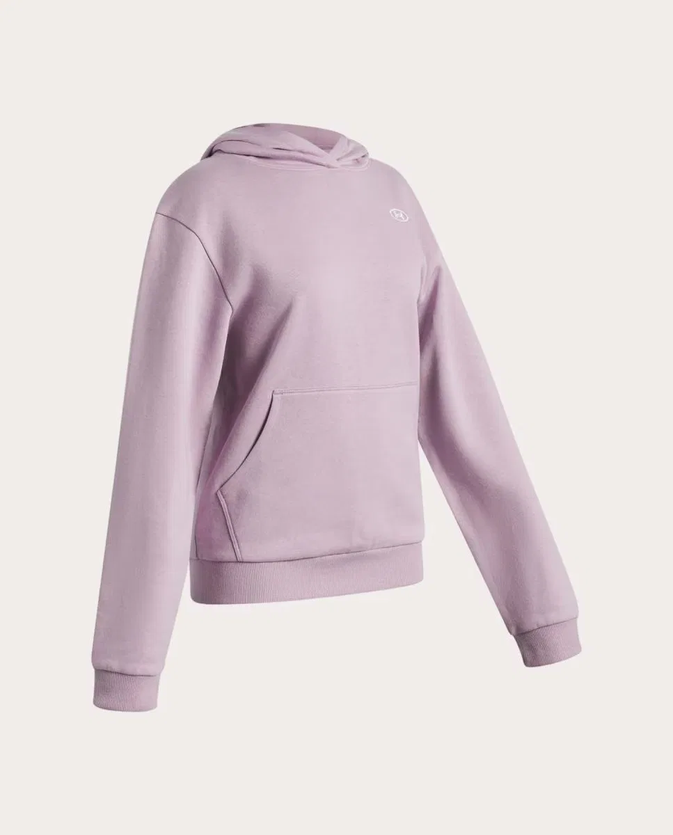 Толстовка, Niñas G Rival Fleece Hoodie, Under Armour, розовый — фото 3