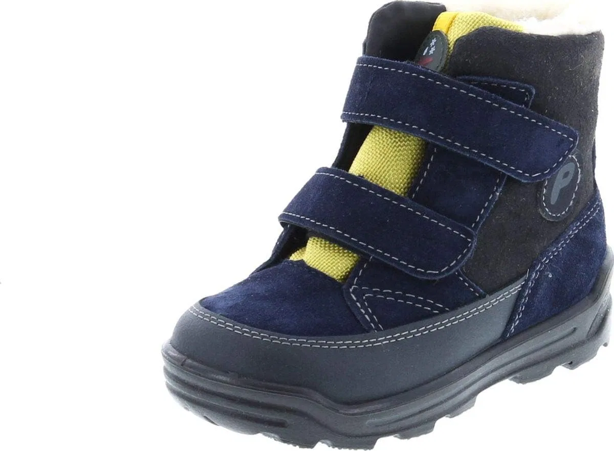 Детские зимние ботинки с мехом Franz High Top RICOSTA, Blue