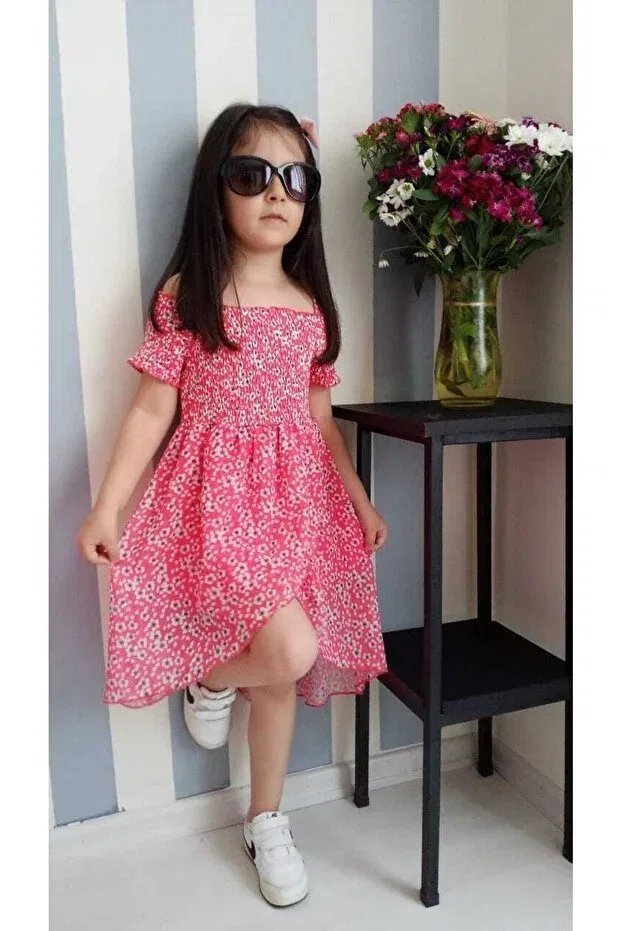 Детское платье для девочек с принтом Oliveyoumom, Multicolor