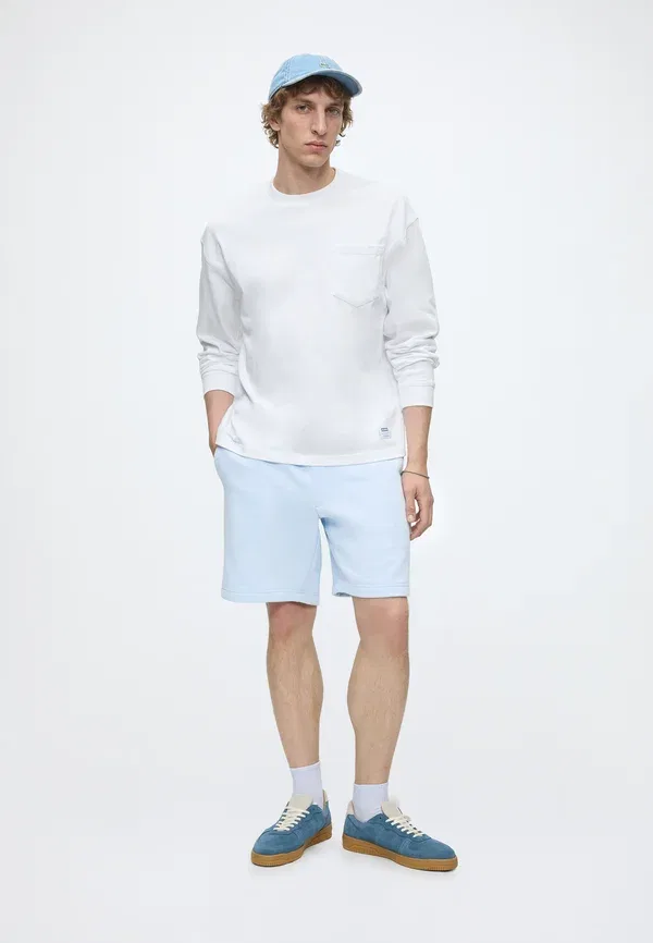 Шорты Lacoste Классические, Хлопок, Синие — фото 2