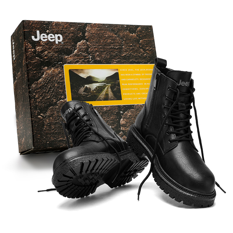 

Jeep Ботинки Martin мужские Black/Sand/Dark Brown
