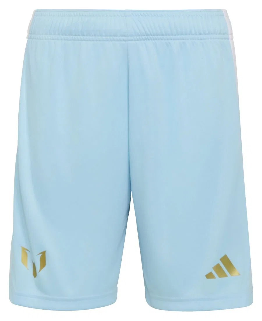 Шорты футбольные Tiro League Messi adidas, Ice Blue