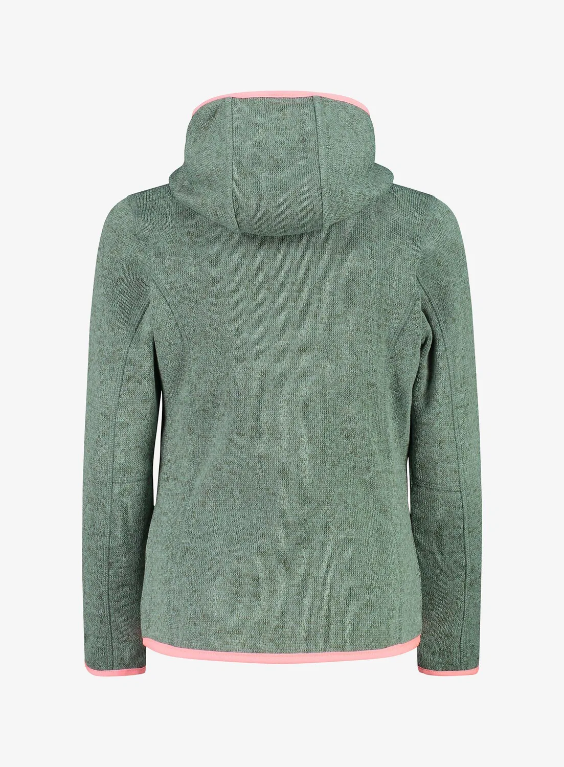 Детская флисовая куртка с капюшоном Fix Hood Cmp, Green Olive Grey — фото 2