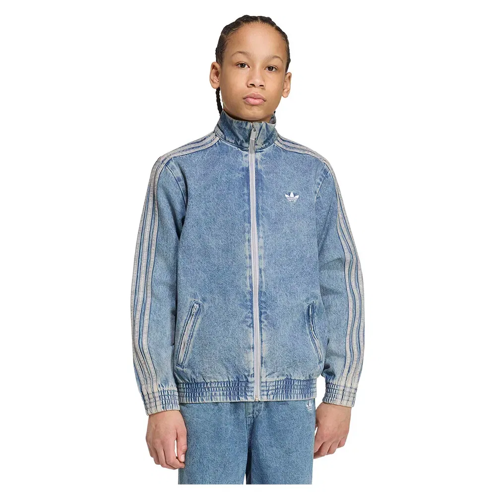 Детская джинсовая куртка свободного кроя Firebird Loose Track Adidas Originals, Blue
