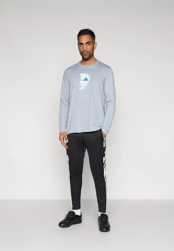 Топ с длинными рукавами Adidas Performance, светло-серый — фото 2