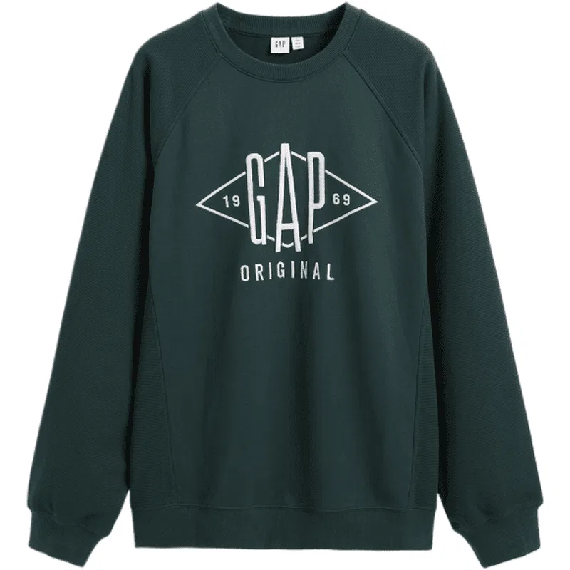 Свитшот унисекс с круглым вырезом GAP, Green