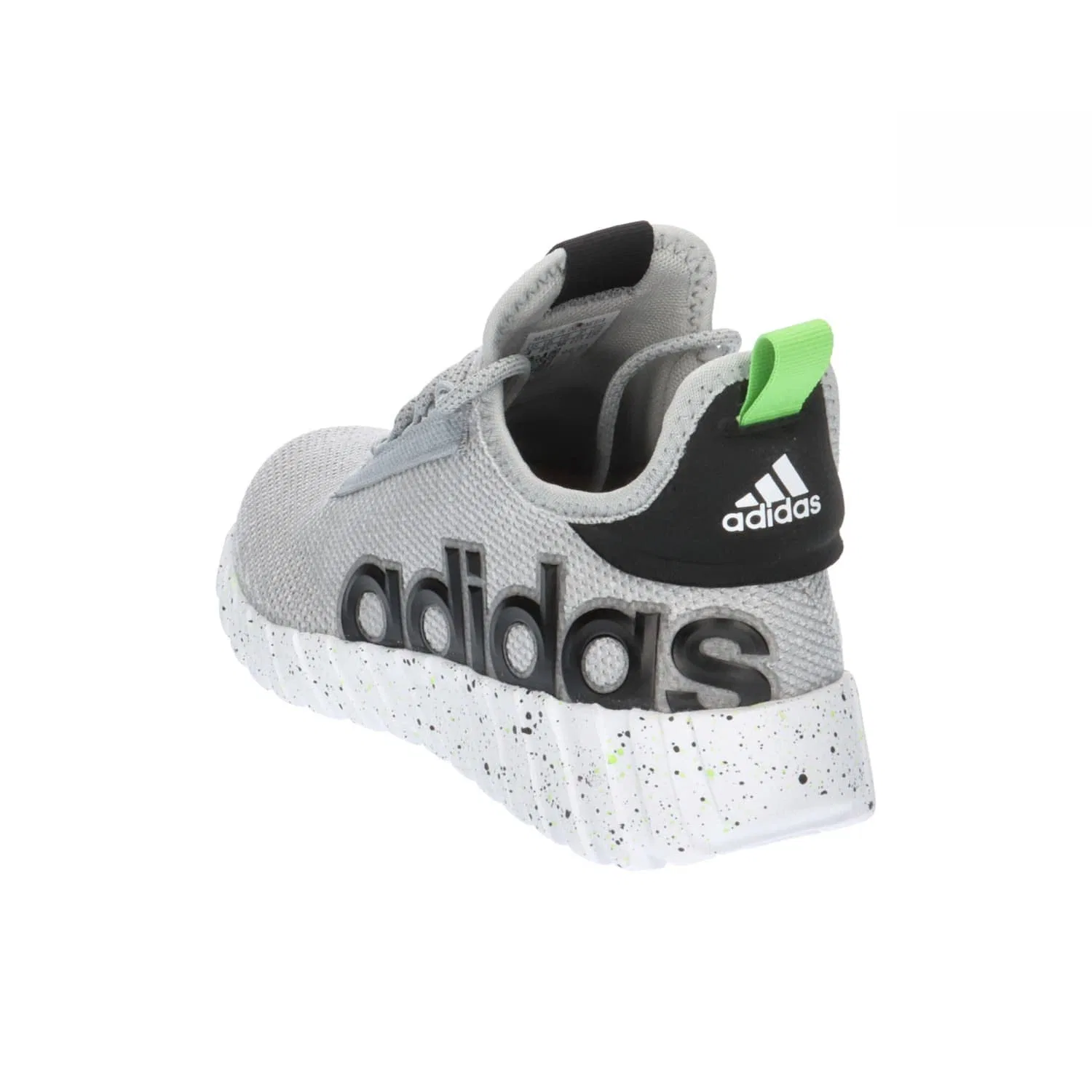 Детские кроссовки с текстильным верхом Kaptir 3.0 K Adidas, Grey Two Lucid Lime Core Black — фото 4